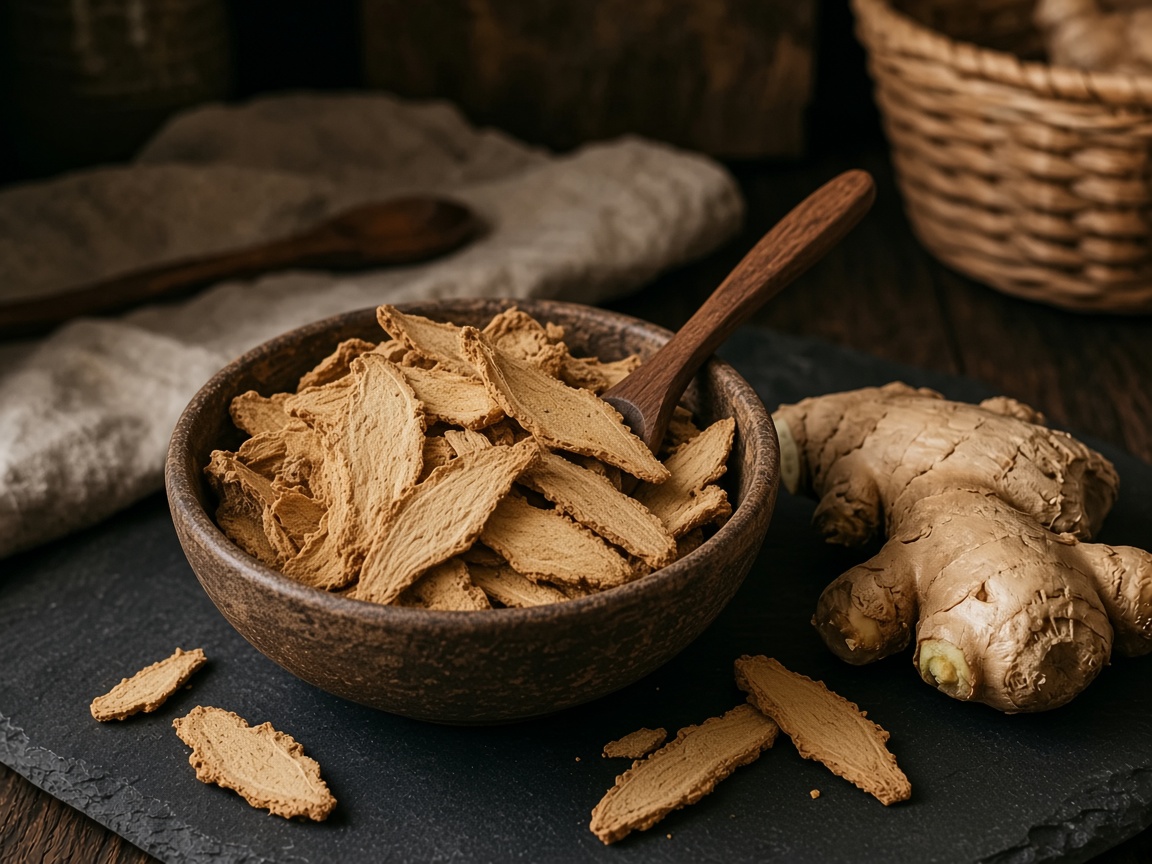 Ginger powder — Dried slices